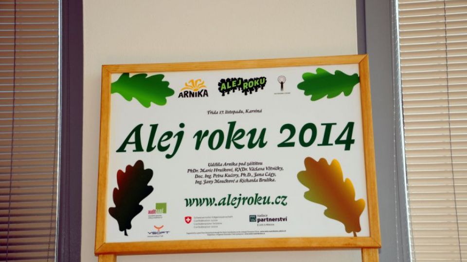 Vyhlášení Aleje roku 2014