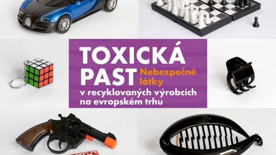 Nejkontaminovanější zjištěné výrobky z recyklovaných plastů na evropských trzích