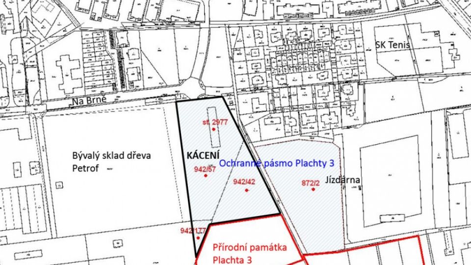 Přírodní území &quot;Na plachtě&quot; v Hradci Králové opět ohroženo výstavbou