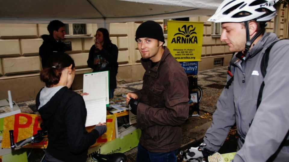 Stánek Arniky na akci &quot;Zažít město jinak&quot; 