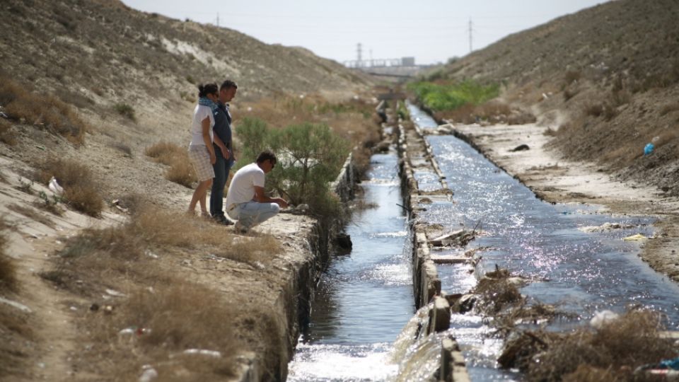 Industrial wastewater canal