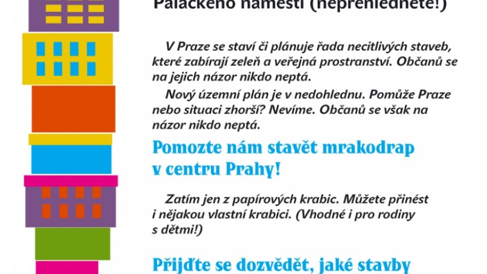 Mrakodrap na Palackého náměstí? (nepřehlédnete!)