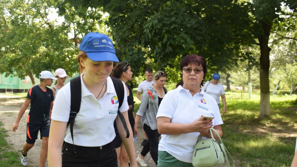 Learning by playing. Moldovan high school students learn about sustainable tourism