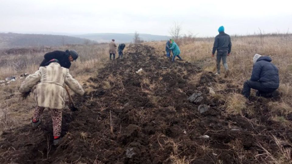 Zajištění skládky v obci Tipova proti znečišťování okolí