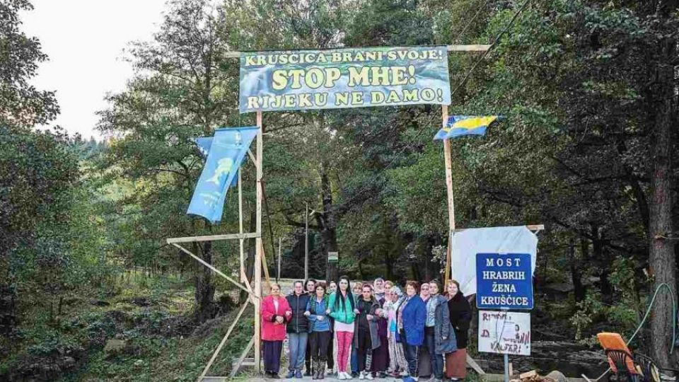 Rok strážců řeky. V Bosně lidé demonstrují už 365 dní