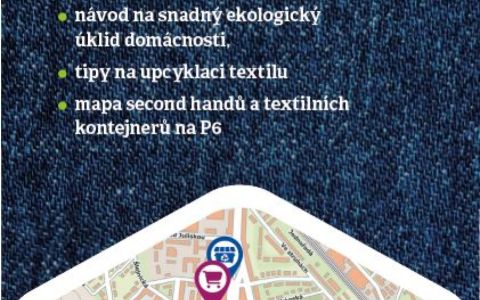 Udržitelná Šestka - mapa second handů, kontejnerů na textil a ještě něco navíc