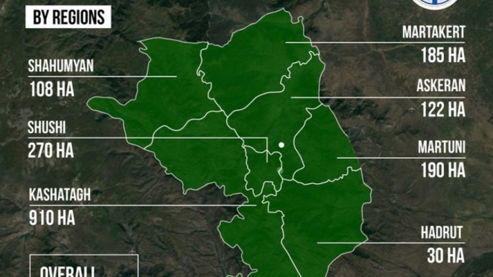 Biodiversity of Nagorno-Karabakh’s forests in danger because of extensive fires. Armenian NGOs seeking support from international environmental platforms