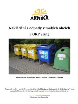 Nakládání s odpady v malých obcích v ORP Slaný