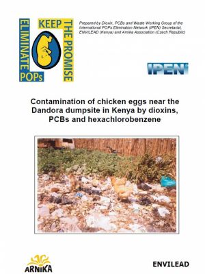 Contamination of chicken eggs near the Dandora dumpsite in Kenya