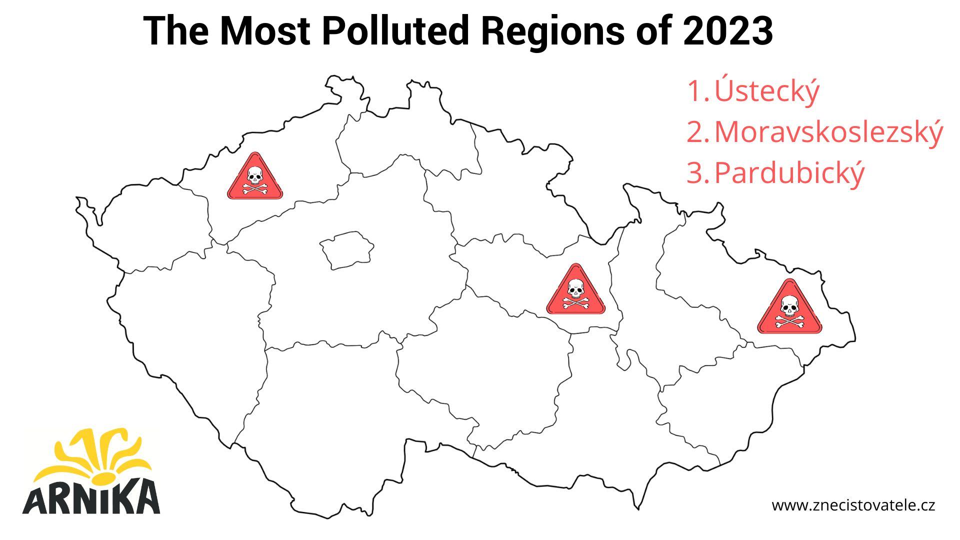 mapa kraje