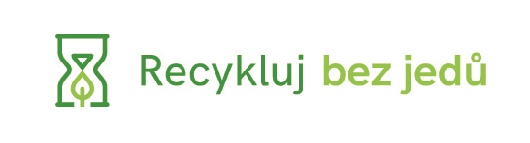 RECYKLUJ BEZ JEDU logo CMYK Zakladni horizontalni variantaOREZ