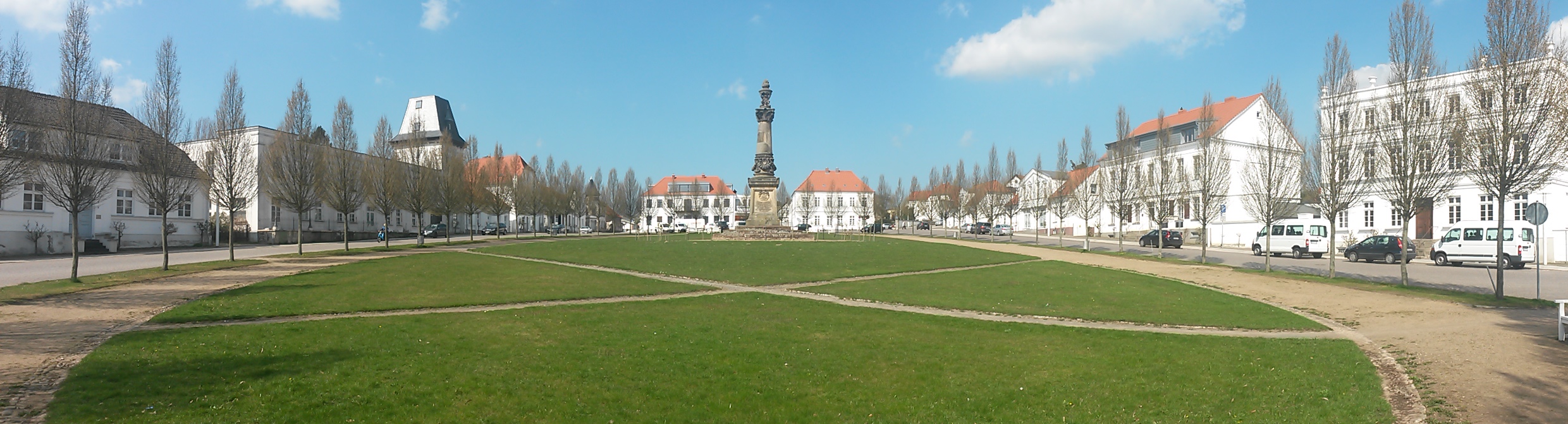 Putbus neboli Bílé město. Proč asi